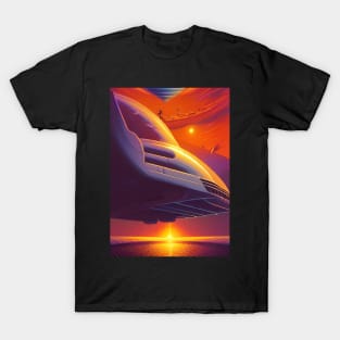 LILAC SPACESHIP LANDING T-Shirt